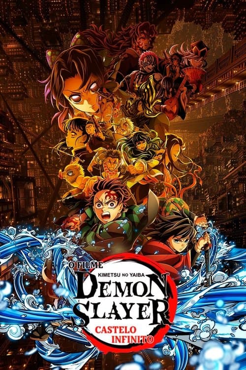 Poster do filme: Demon Slayer: Kimetsu no Yaiba Castelo Infinito